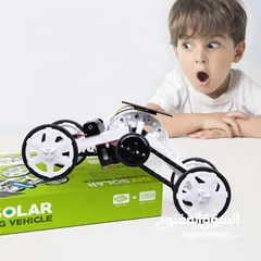  2 DIY Climbing Solar Powered Car For Building Toys