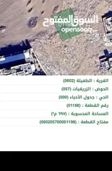  1 أرض للبيع  الموقع الطفيلة _العيص 697 متر