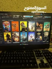  3 حساب ستيم يحتوي 8971 لعبة وافضل الالعاب منها gta و horizons call of duty والسعر قابل التفاوض