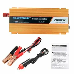  1 محول انفيرتر 2000 واط من 12V الى 220V صناعة نخب اصلي ويتوفر موديلات كثيرة