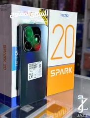  7 جهاز جديد بالكرتونة Spark 20 رام 16 جيجا 256 مكفول سنة متوفر توصيل