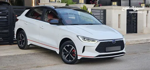  9 BYD  E2 2020 البطارية الكبيرة 48 كيلو واط ممشى قليل فحص كامل حره جديد جمرك جديد