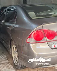  15 هوندا سيفيك سيدان 2008 لون فيراني اوتوماتيك سيارة توب نفض جديد - Honda Civic 2008 الفحص مرفق