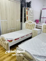 2 غرف نوم شغل محلي وخشب ساندوش مكونه من 7قطع فرشات طبيه ضغط