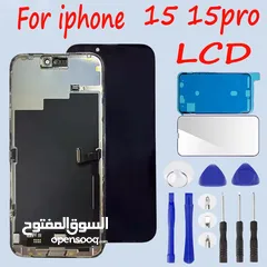  3 شاشة IPHONE 15 PRO MAX أصلية شركة فكك 100% .  IPHONE 15 PRO MAX ORIGINAL APPLE  LCD