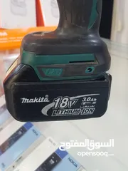  9 درل ماكيتا  اصلي مستعمل بحال الوكالة شاحن اصلي  جوزة حديد.  . . . .