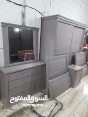  4 غرفة نوم شبابيه خشب لاتيه وزان كامل بحال الوكاله بيع وشراء الاثاث المستعمل