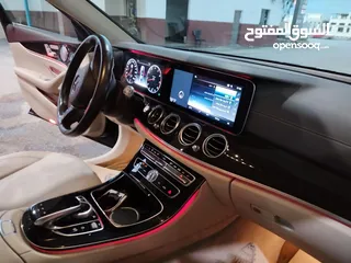  11 مرسيدس E200 AMG 2017 وارد اللماني اصلي شاشة كبيرة (AMG body kit)كرت ابيض مالك اول ممشى قليل 46 الف ك