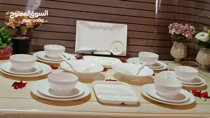  1 اطقم صحون سفرة