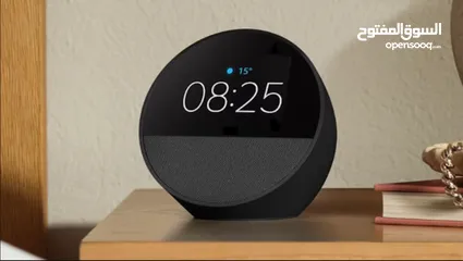  2 اليكسا سماعة ذكية  إيكو سبوت (إصدار 2024) ALEXA Amazon Echo Spot
