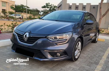  2 RENAULT MEGANE 2018 , GCC , 93000KM ONLY , PERFECT CONDITION