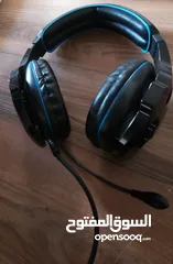 1 سماعتين USB جيمنج, ريكسوس ,فيهم مايك الثنتين ب 10