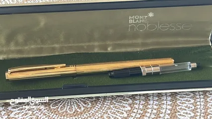 5 قلم مونت بلانك أصلي مستعمل ريشة