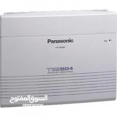  2 مقسم panasonic kx-tes824 شامل الاجهزة والتركيب