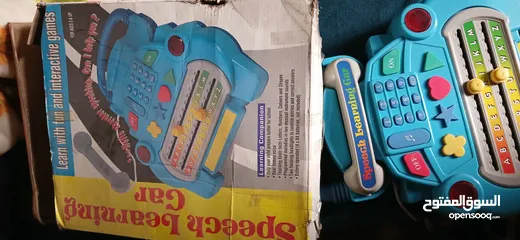  5 للبيع بحاله جيده لعبه عشكل سياره لتعليم الطفل الحروف الانجليزيه والأشكال متل النجمه والقلب الخ
