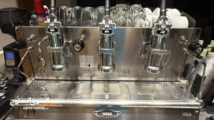  3 ماكينة اسبرسو ثلاث رؤوس wega
