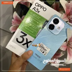  1 هدية سماعه بلوتوث جهاز جديد بالكرتونة Oppo A3X رام 8 جيجا 128 مكفول سنة متوفر توصيل