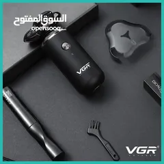 5 ماكينة حلاقة رجالية ب 3 رؤوس VGR مقاومة للماء