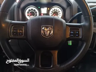  19 دودج رام 1500 محرك HEMI 5.7  موديل 2019 قابينه وحده وصندوق طويل