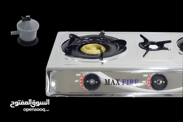  3 طباخ غاز منضدي 3 عيون ماركة MAX FIRE