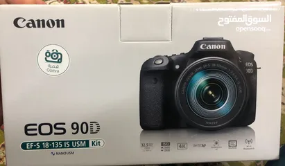  1 كاميرا كانون Canon EOS 90D