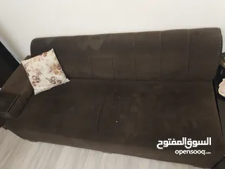  2 كنب لون بني للبيع