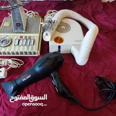  3 مروحه وسشوار عدد 3 كل قطعه الها سعر كله شغال علي الفحص الكامل سشوار صنع ايطاليا اصلي 100% بسعر حرق