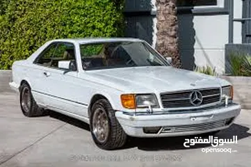  2 غطا محرك Mercedes sec كوبيه w126 190