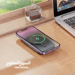  3 Hoco PowerBank MagSafe 10000 mAh  باوربانك وايرلس ماج سيف يدعم الشحن السريع  من شركة هوكو فقط
