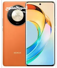  1 جهاز HONOR X9B 5G رام 12 جيجا ذاكرة 256 لون اورانج مستعمل بحالة ممتازة مع الكرتونة وكامل أغراضه