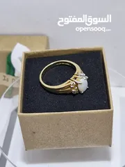  22 خواتم فضة 925 مع احجار كريمه مميزة