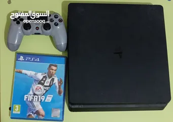  1 بلايستيشن  4 (ps4) slim 1TB (الجهاز غير مفتوح)