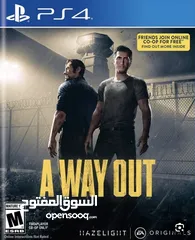  1 أبحث عن ذي اللعبه اللي عنده يتواصل معي أسمها A WAY OUT