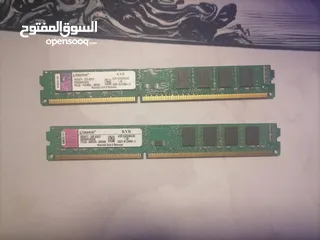  1 قطع كرت شاشة ورام ومروحة معالج و معالج يباعن منفصلات او كلهم