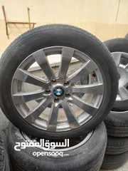  1 جنط مع اطارات bmw مقاس 17 بسعر مميز