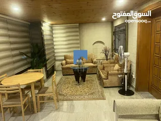  1 شقة أرضية فاخرة للبيع في خلدا  - قرب إشارة البنك العربي 140م مع ترس امامي 50م تشطيب سوبر ديلوكس