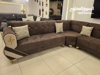  2 طقم كورنر modern تشطيب عالي جدا فاخر ومميز    تفصيل مصنوع من أجود أنواع خشب اللاتيه والقراط وأسف