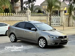 1 كياااا فورتي 2010 مطور 1600 بنزين جير اتوماتيك فل الفل اضافات سياره بصلاه ع النبي