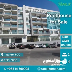  1 Penthouse Apartment for sale in Qurum PDO REF 58BB