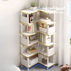  3 مكتبة شكل زاوية
