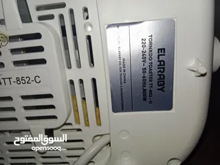  6 محمصة تورنيدو موديل TT-852-C حالة مستعملة و جيدا جدا