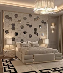  5 تفصيل غرف نوم على تصميم هندسي