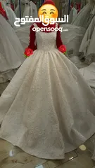  3 بدلة عروس بيضه