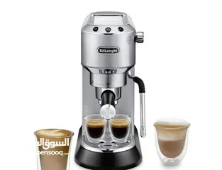  1 ماكينة اسبريسو وبخار ديولونجي