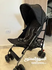  7 عرباية  اطفال mothercare لون اسود ورمادي