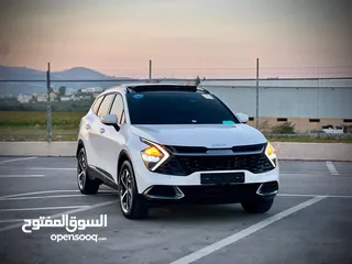  1 كايا سبورتاج  2022 فل الفل فتحة سقف  2x4 ///240Hp بنزين + كهرباء  ( Haybrid) 1600cc
