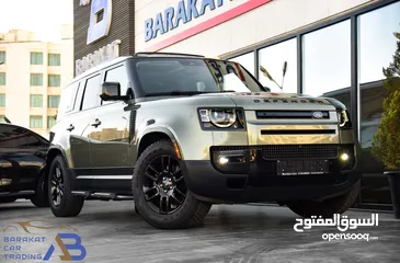  1 لاند روفر ديفندر بلاك اديشن بنزين 2021 Land Rover Defender 110 P300 S Black Edition