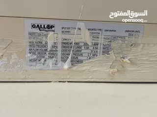  5 ‏مكيف GALLOP شغال 100% وعلى الفحص