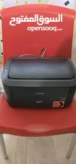  1 طابعة ليزر كانون أبيض وأسود