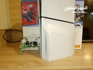  8 قابل للتفاوض شيء بسيط PlayStation 5 Slim بحاله الوكاله استخدام 5اشهر